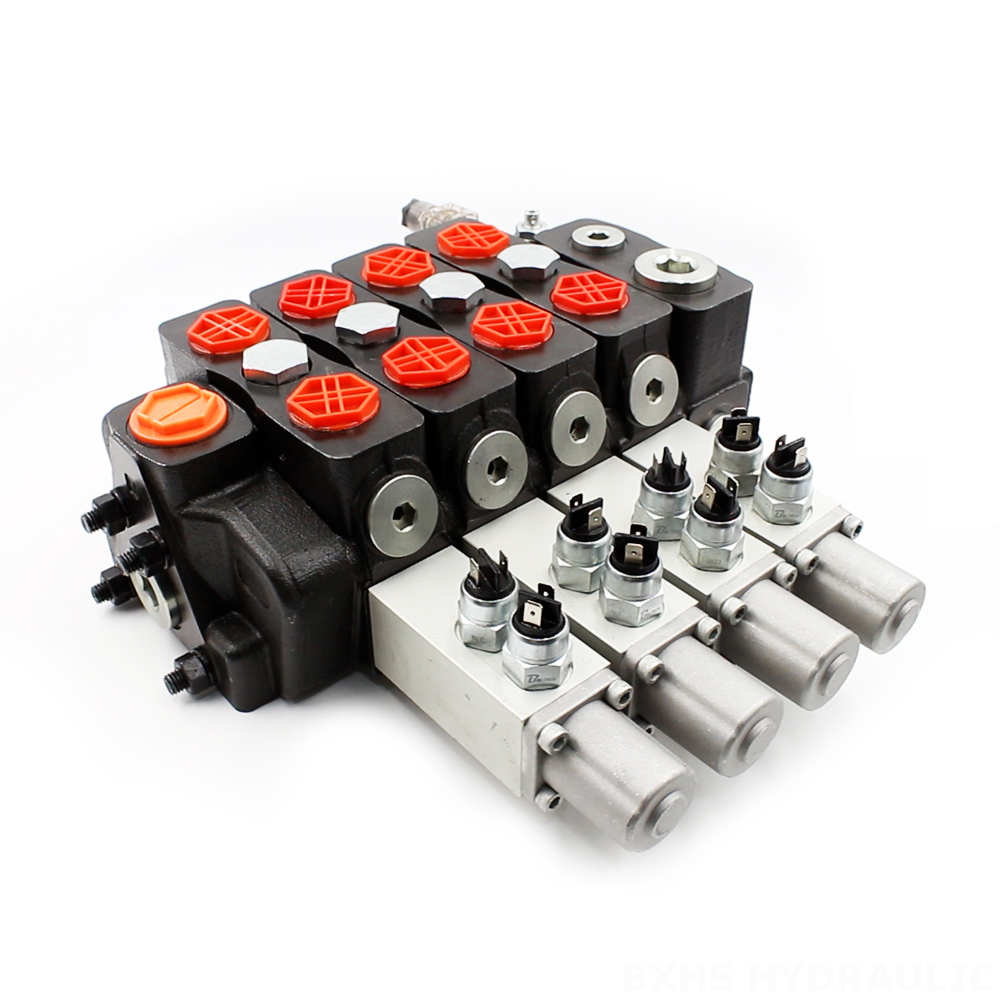 DLS180 Micro Switch Manual 4 Spool Sectional Directional Valve cover photo